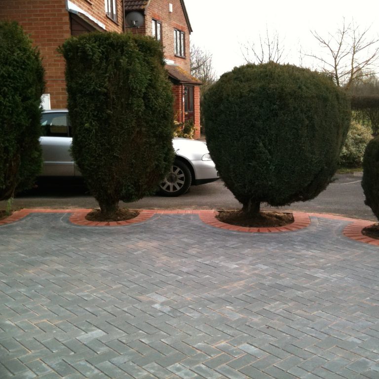 Block Paving Driveway With Tree Beds Block Paving Driveway With Tree Beds