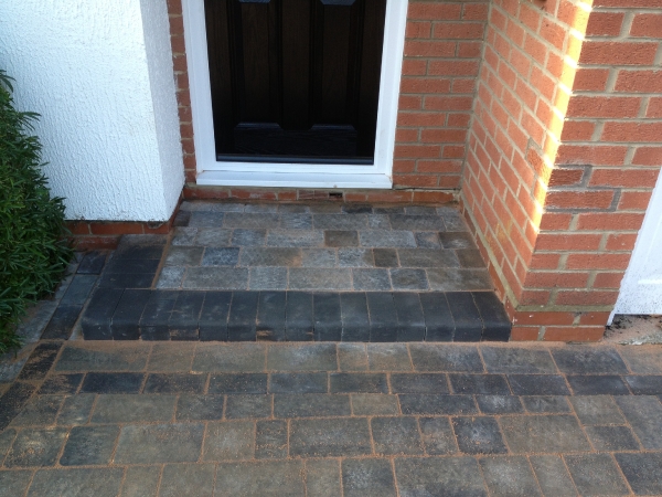 Block Paving Door Step