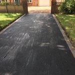 Tarmac Driveway with Brick Edging