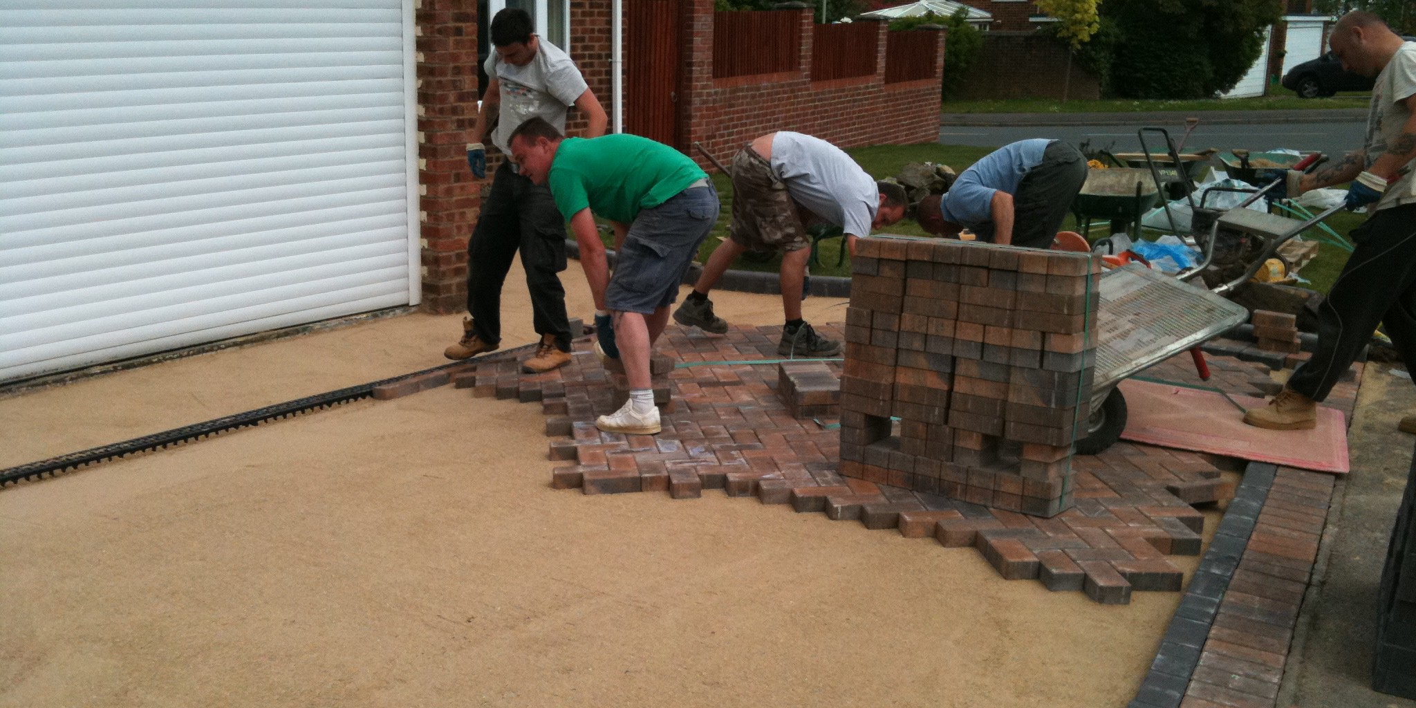 Abbey Paving Team in action