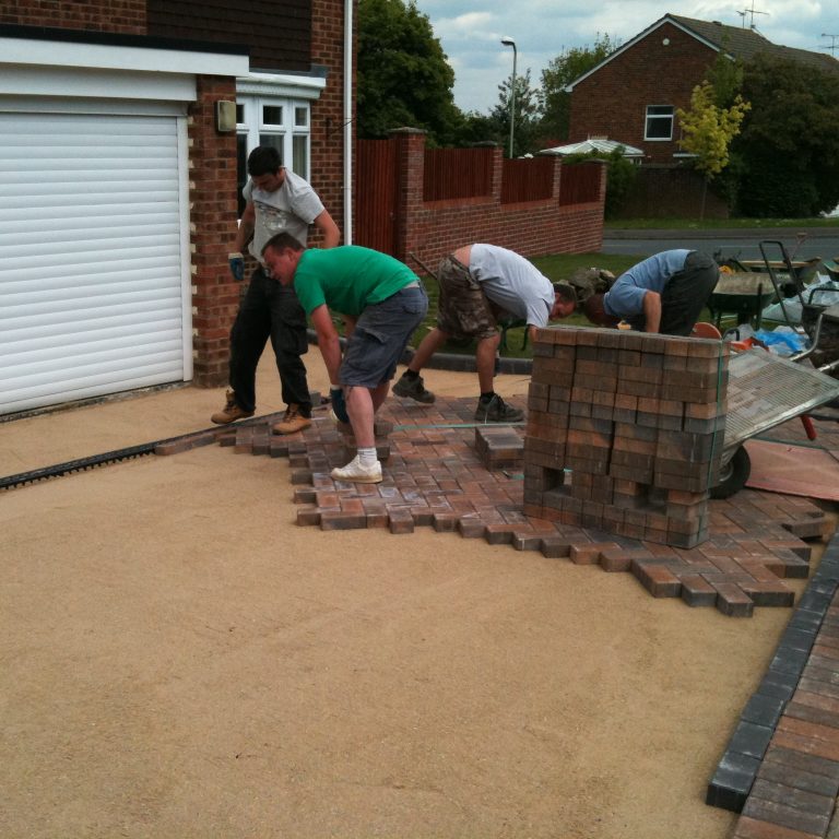 Abbey Paving Team in action Abbey Paving Team in action