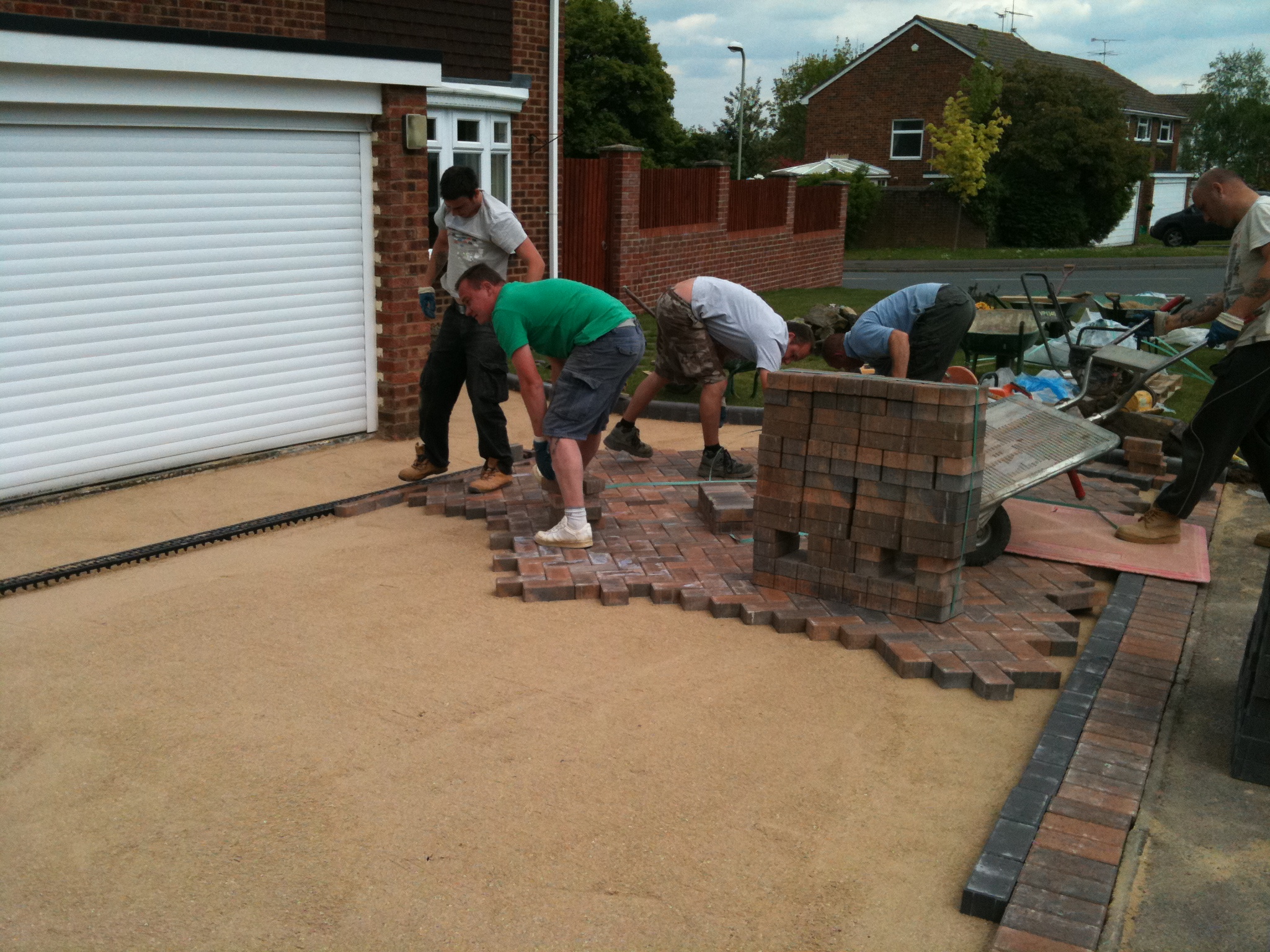 Abbey Paving Team in action