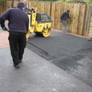 Abbey Paving Team in action