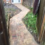 Zig Zag Block Paving Pathway