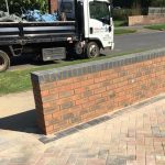 Brick wall by Abbey Paving Team